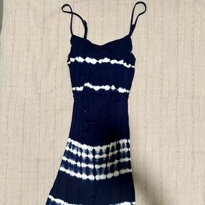 Kittenish maxi front cut out dress